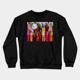 Psychedelic City Crewneck Sweatshirt